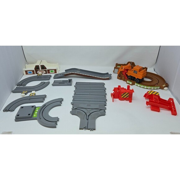 Thomas & Friends Big Loader Construction Partial Set 13 Track Pieces Dozer 1997 - Picture 1 of 16